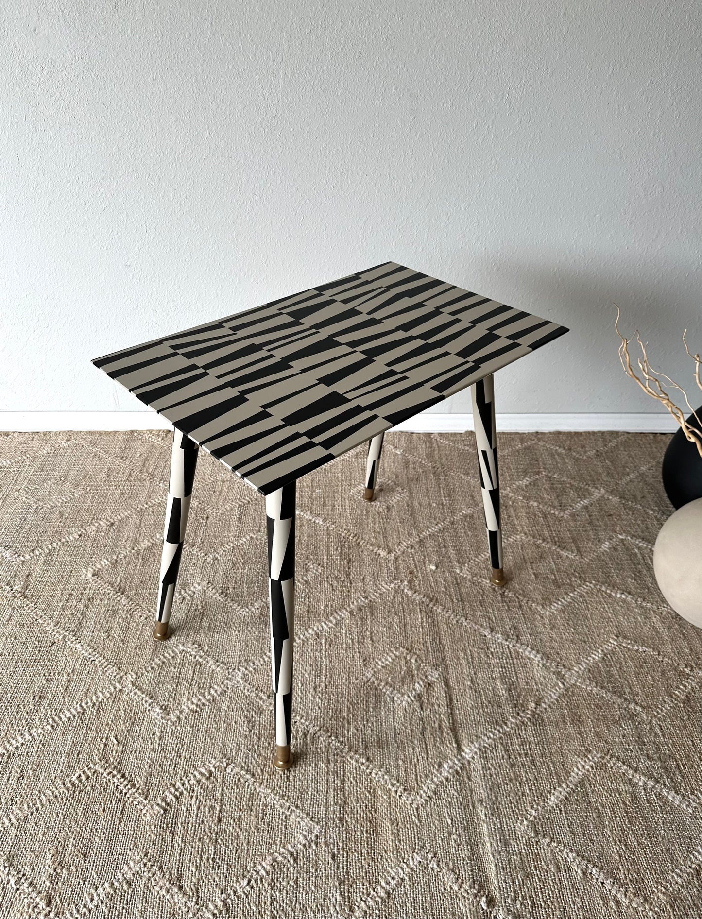 Mid-Century End Table, Artist Series, Ellsworth Inspired