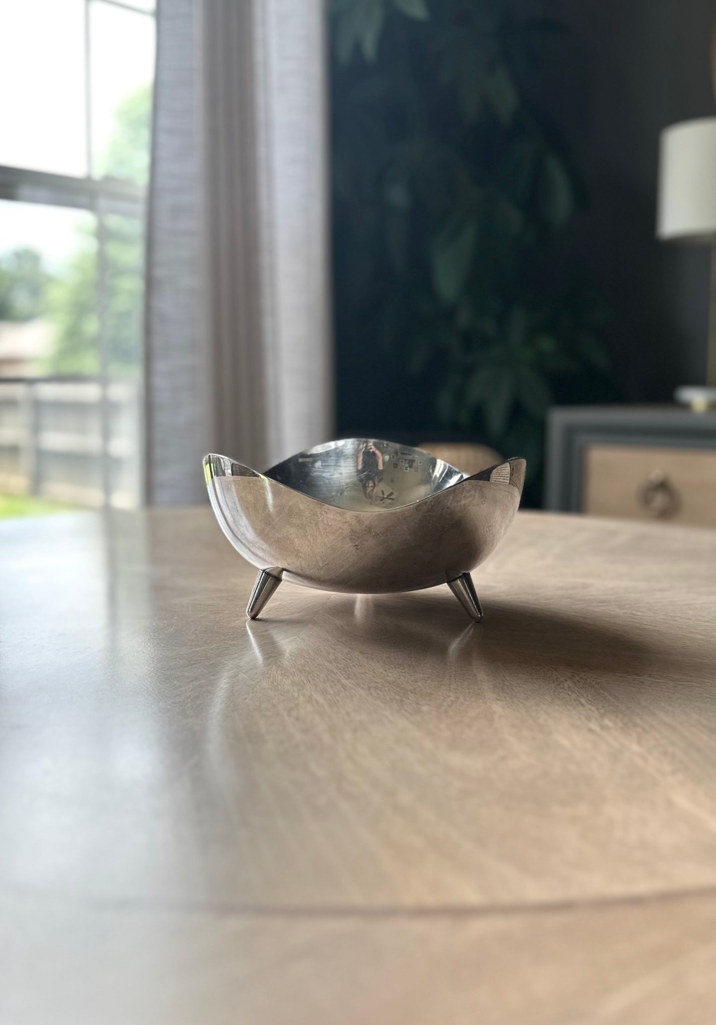 Vintage Silver Plated Modernist Bowl