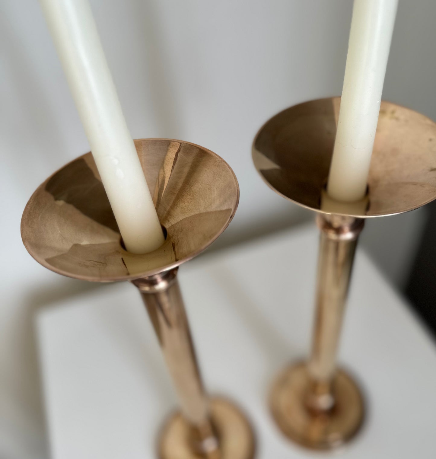 Vintage Brass Candlesticks