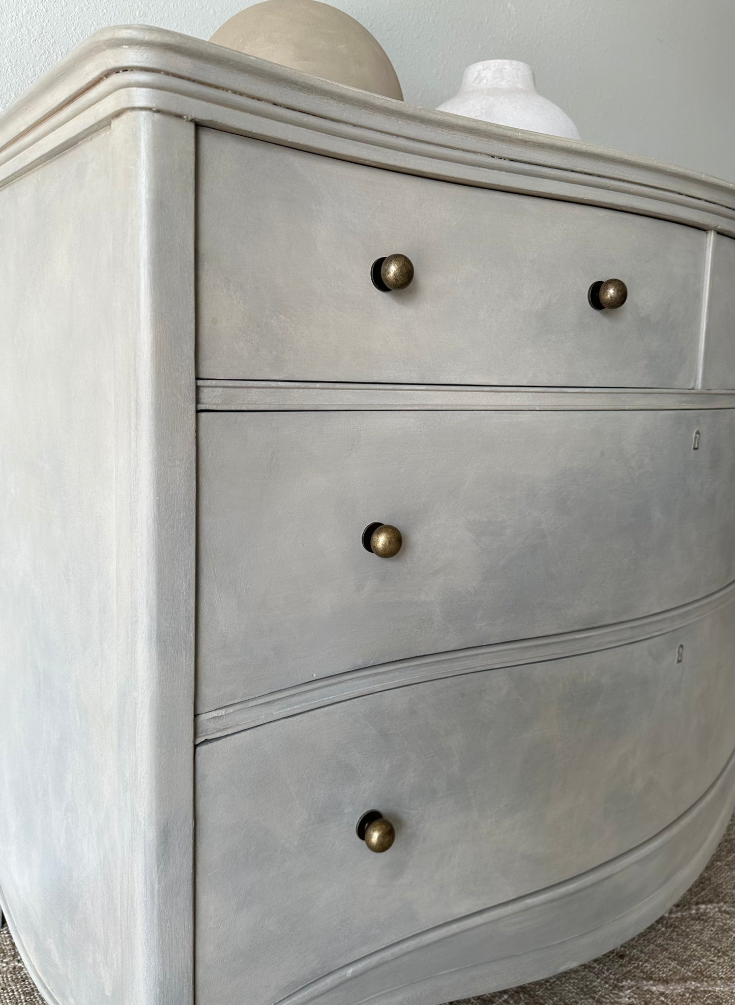 Lime Wash Artisan Antique Dresser