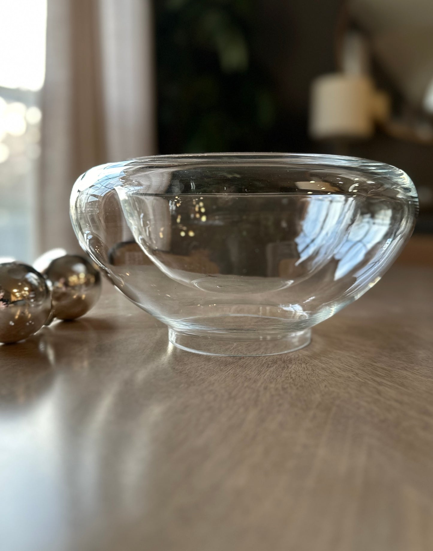 Double Layer Floating Glass Vintage Modern Bowl