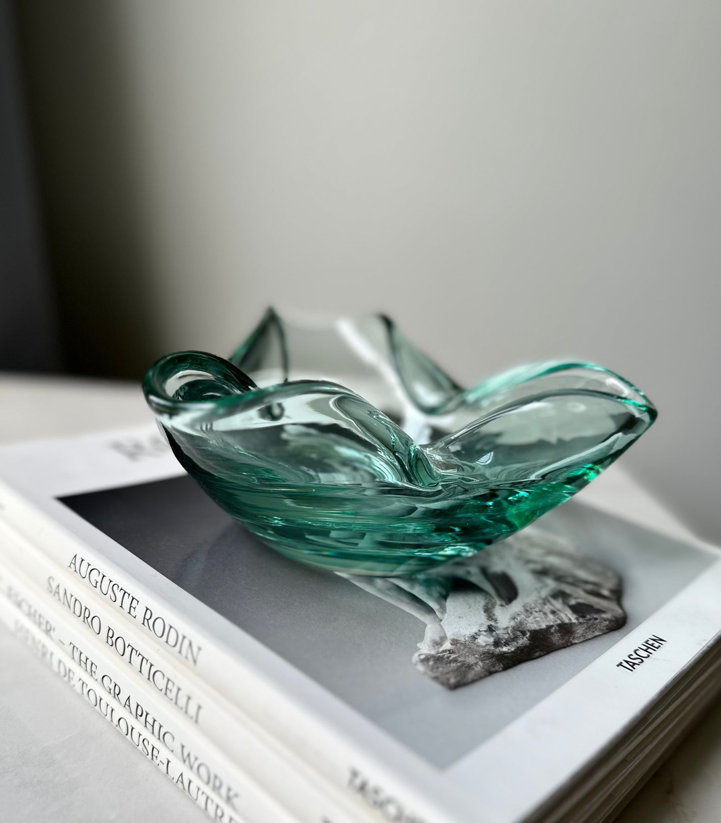 Chunky Art Glass Catchall Bowl