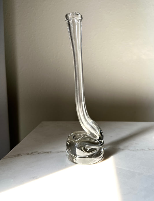 Melted Glass Abstract Bottle Vase