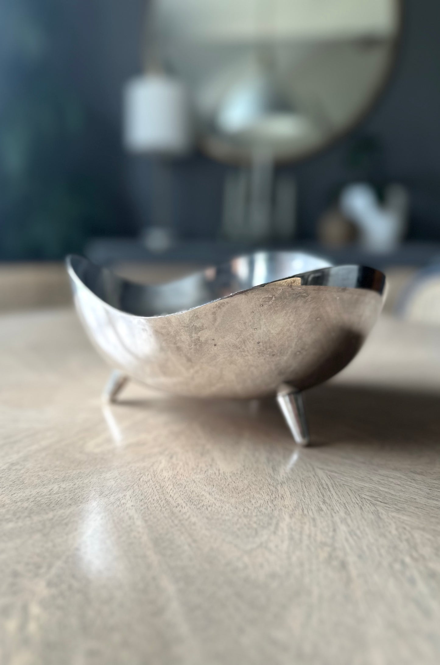 Vintage Silver Plated Modernist Bowl