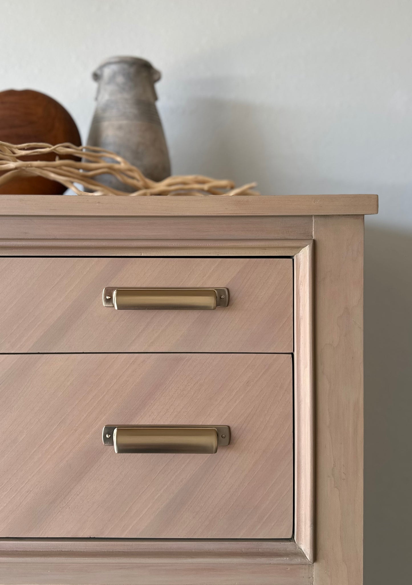 Vintage (Century Brand) Quality Dresser Refinished in a Raw Wood Look