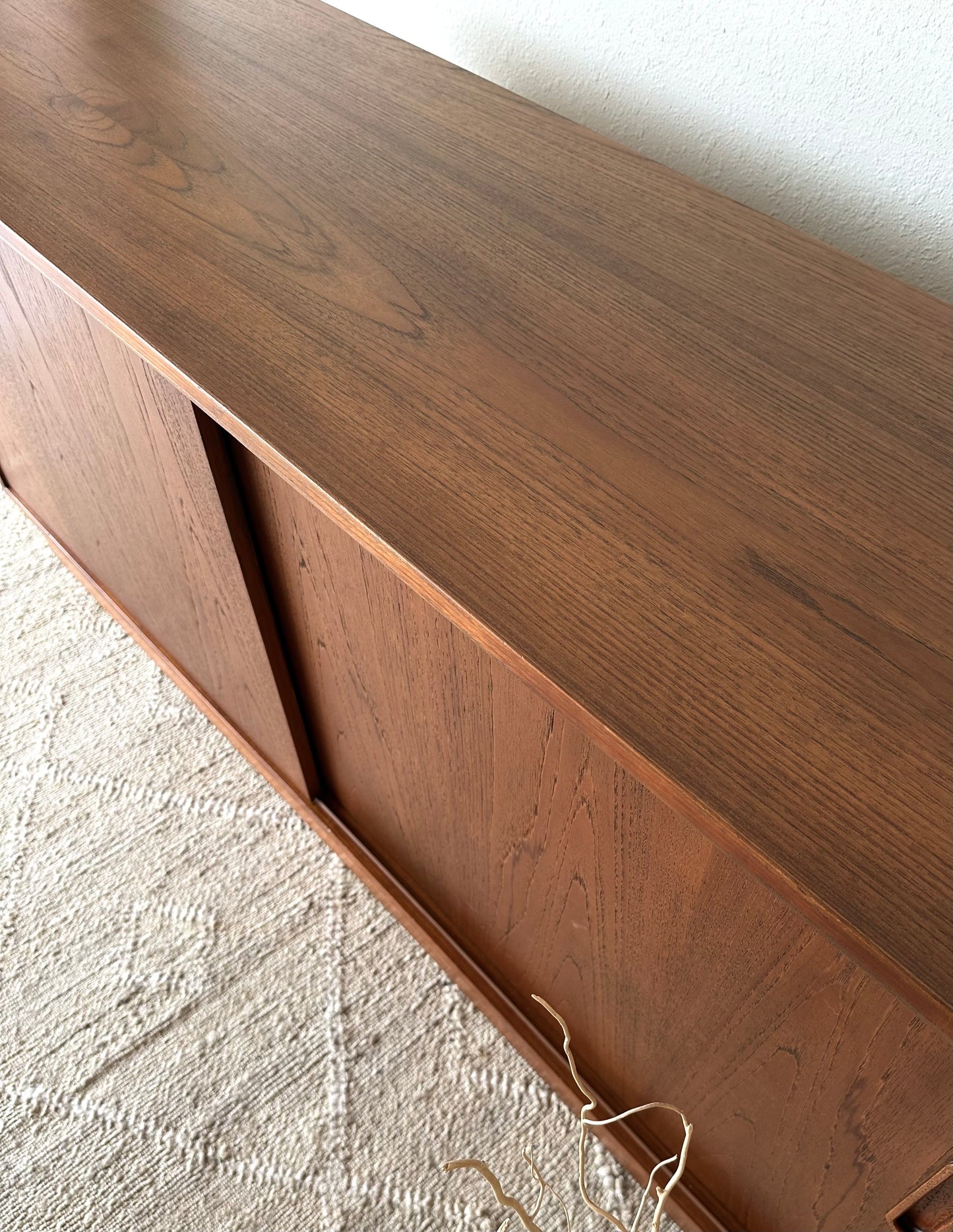 Mid-Century Restored Danish Teak Credenza