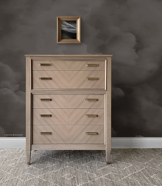 Vintage (Century Brand) Quality Dresser Refinished in a Raw Wood Look