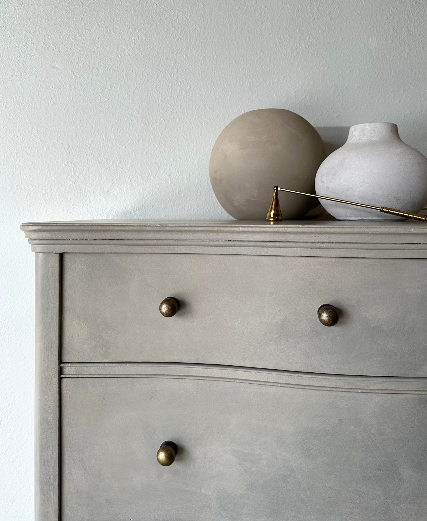 Lime Wash Artisan Antique Dresser