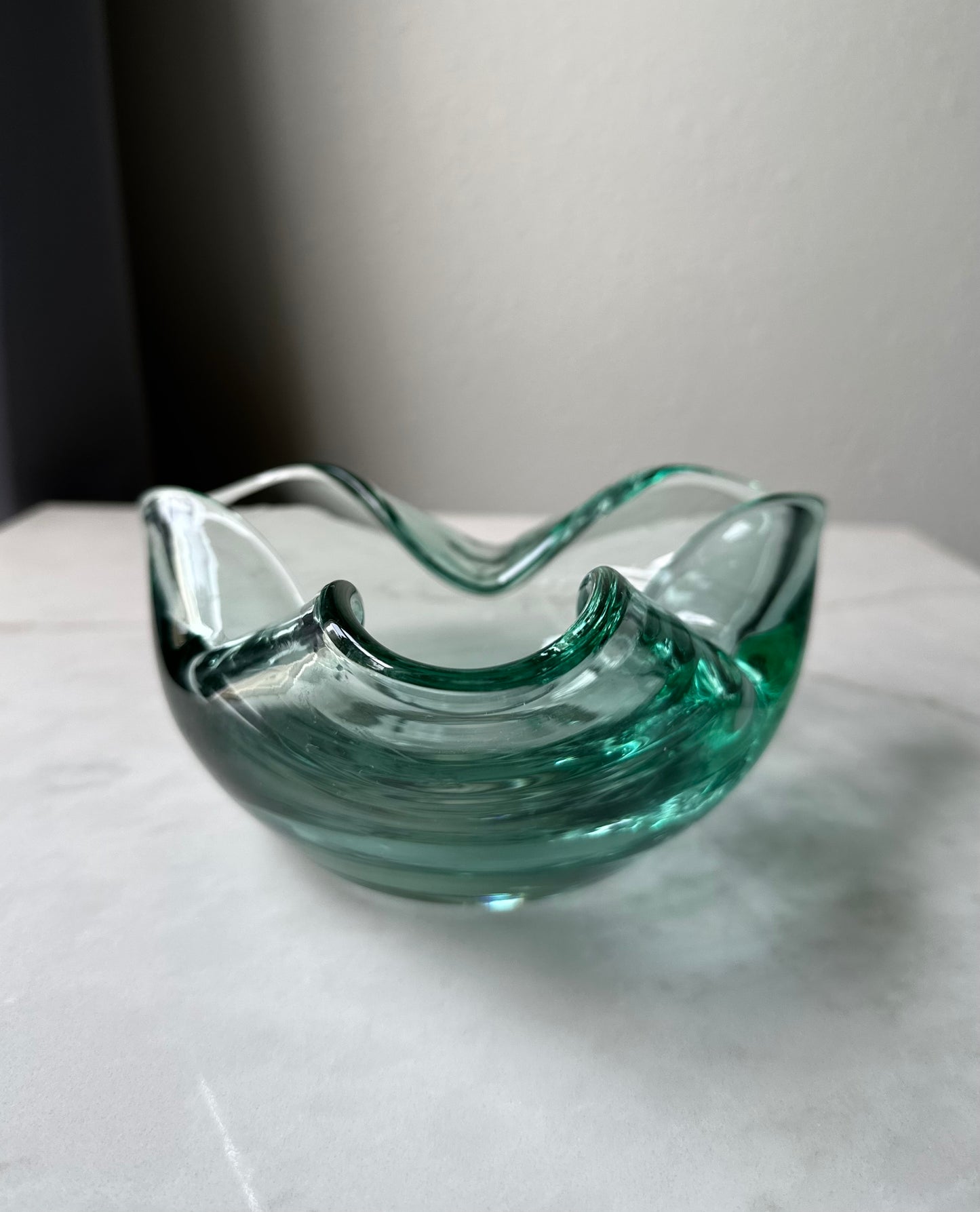 Chunky Art Glass Catchall Bowl