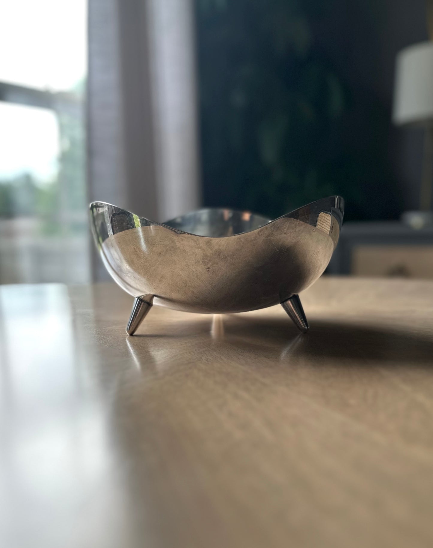 Vintage Silver Plated Modernist Bowl