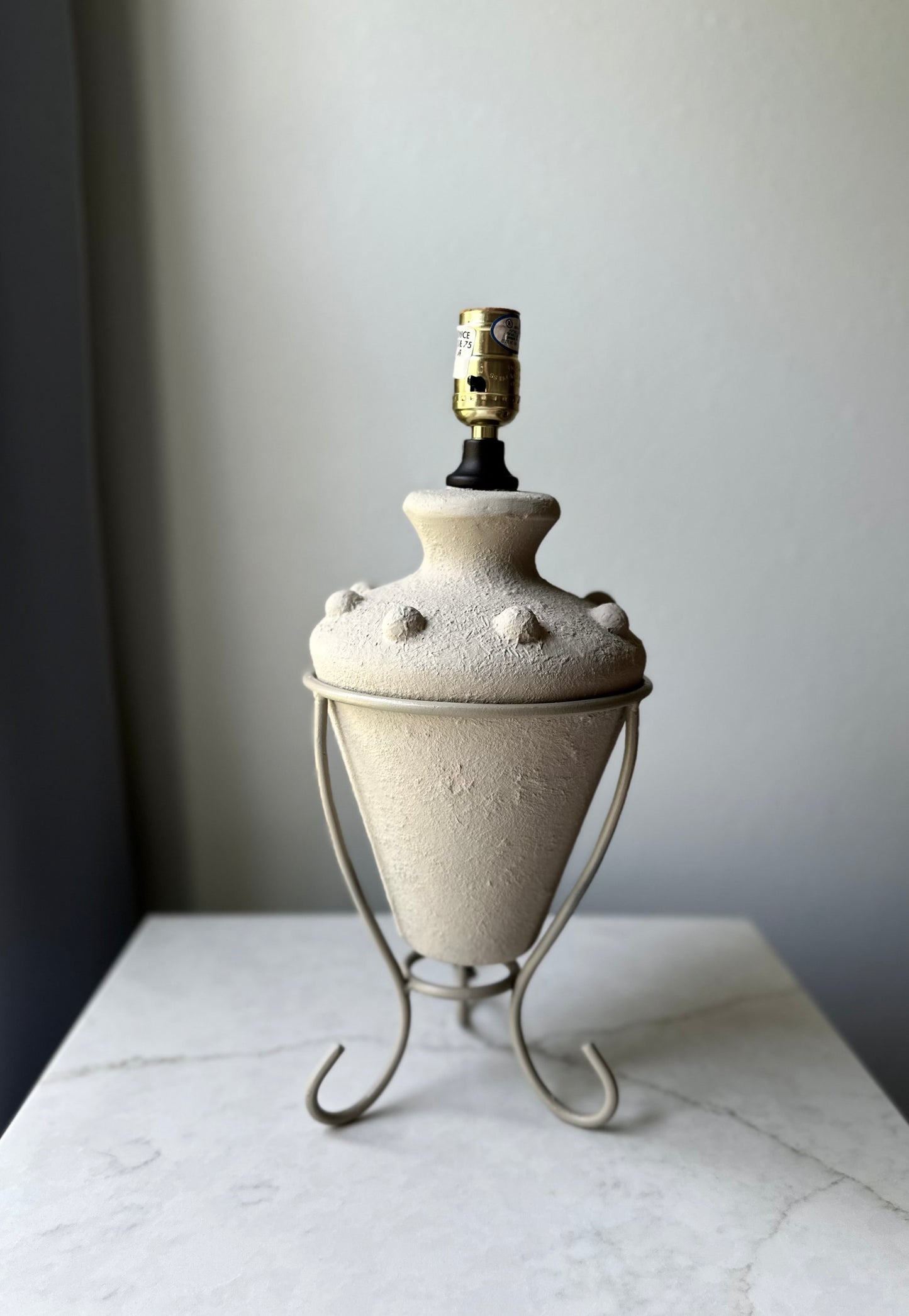 Vintage Textured Table Lamp (shade not included)