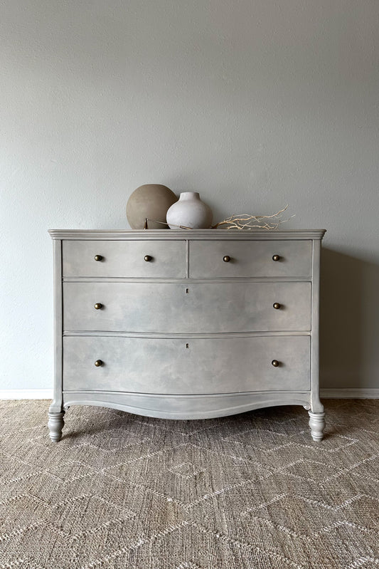 Lime Wash Artisan Antique Dresser