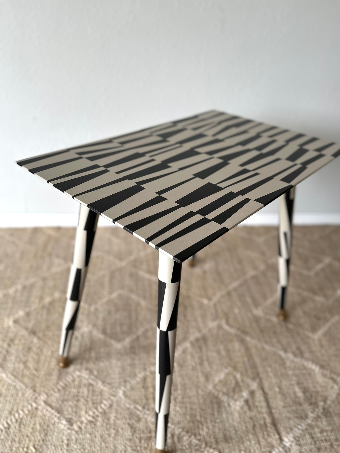 Mid-Century End Table, Artist Series, Ellsworth Inspired