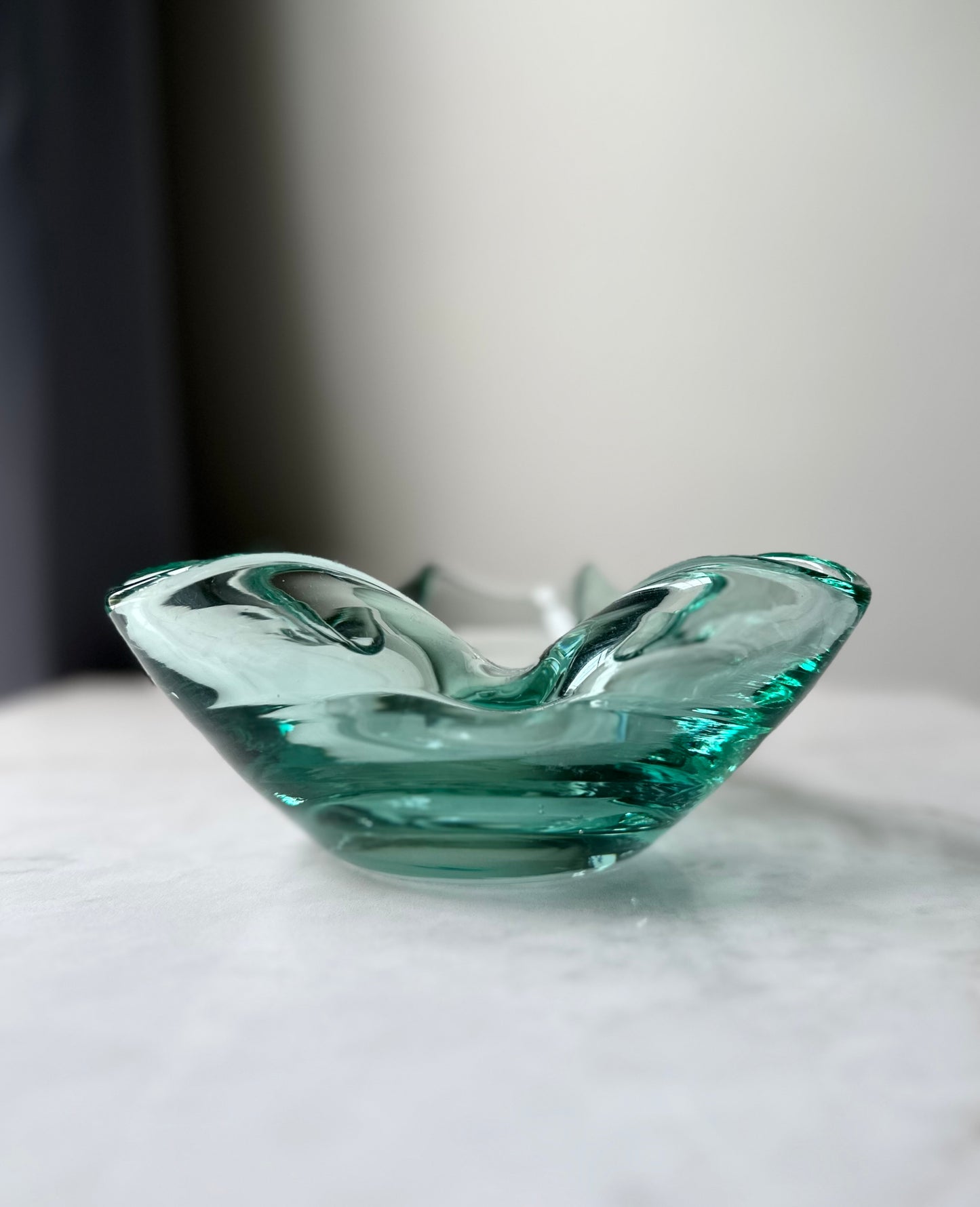 Chunky Art Glass Catchall Bowl