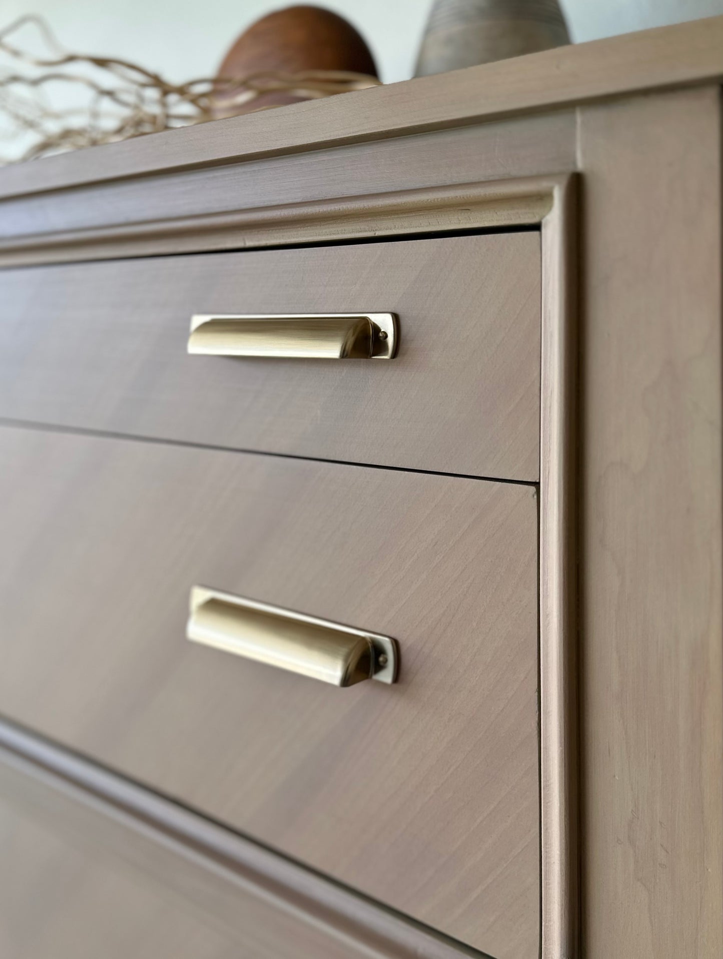 Vintage (Century Brand) Quality Dresser Refinished in a Raw Wood Look