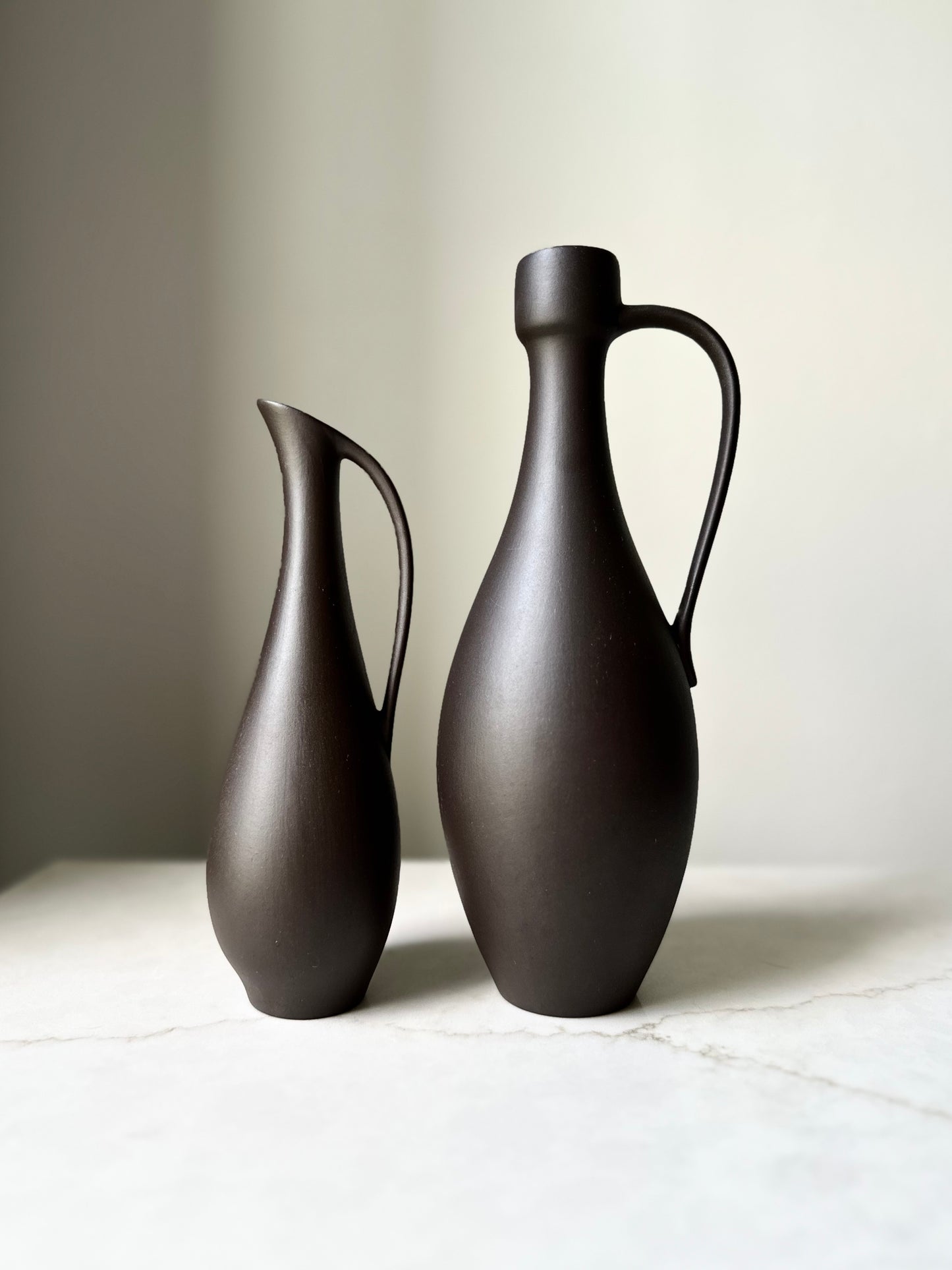 Mid-Century Minimalist German Terra-Sigillata Pottery Set