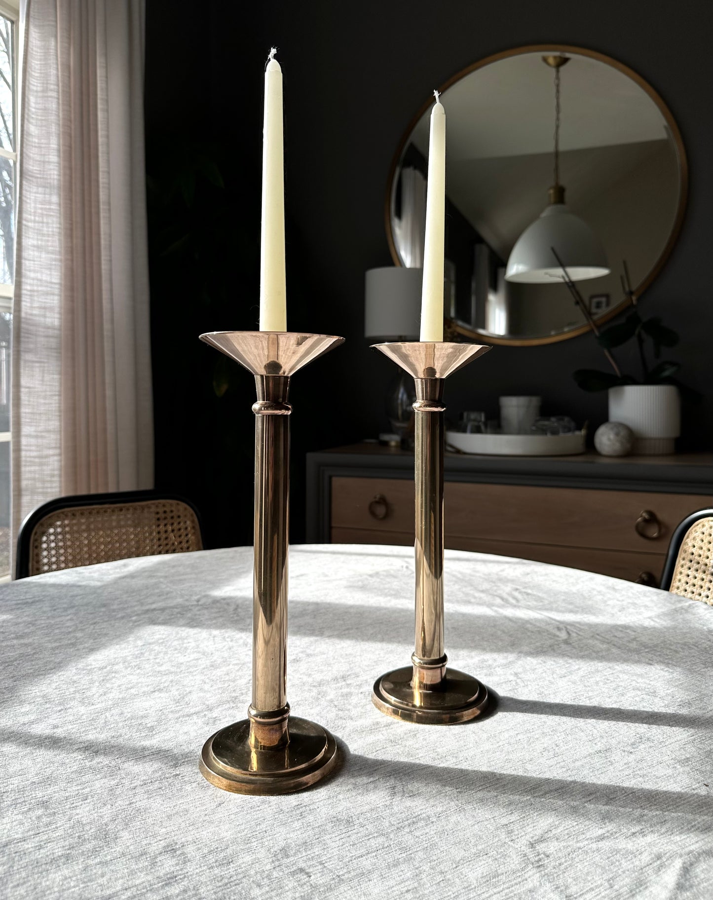 Vintage Brass Candlesticks