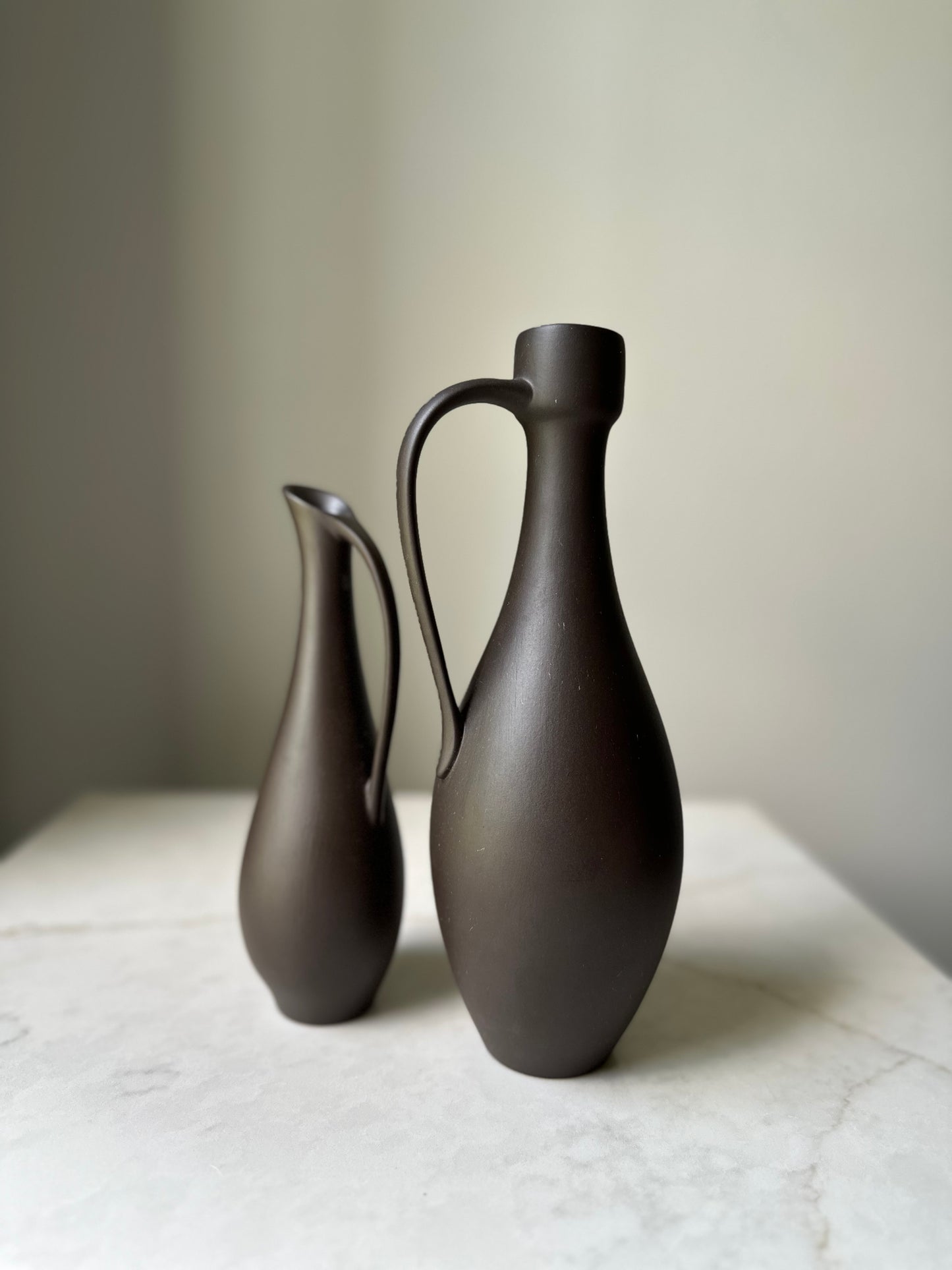 Mid-Century Minimalist German Terra-Sigillata Pottery Set